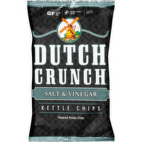 Dutch Crunch Salt & Vinegar Kettle Potato Chips, 9 Ounce