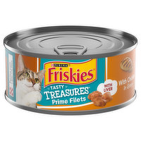 Friskies Tasty Treasures Gravy Wet Cat Food, Tasty Treasures With Chicken & Liver, 5.5 Ounce