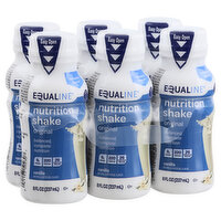 Equaline Nutrition Shake, Original, Vanilla, 6 Each