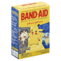 Band-Aid Bandage, Pokemon, Assorted Sizes, 20 Each