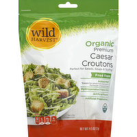 Wild Harvest Croutons, Organic, Premium, Caesar, 4.5 Ounce