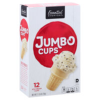 Essential Everyday Ice Cream Cups, Jumbo, 12 Each