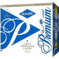 Grain Belt Lager Premium Light 12 Pack, 144 Fluid ounce