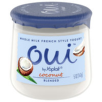 Oui Yogurt, French Style, Whole Milk, Coconut Blended, 5 Ounce