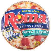Roma Pizza, Pepperoni & Sausage, Original, 10.7 Ounce
