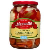 Mezzetta Giardiniera, Italian Mix, Crunchy Vegetables, Mild, 32 Fluid ounce