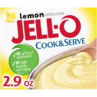 Jell-O Lemon Pudding & Pie Filling Mix, 2.9 Ounce