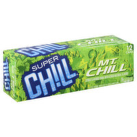 Super Chill Soda, Mt Chill, Citrus Flavored, 12 Each