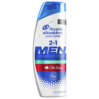 Head & Shoulders Advanced Series Shampoo + Conditioner, Dandruff, 2 in 1, Old Spice Pure Sport, Men, 12.8 Ounce