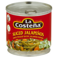 La Costena Jalapenos, Sliced, 12 Ounce