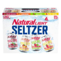 Natural Light Seltzer, Variety Pack, 12 Natty Pack, 12 Each