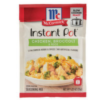 McCormick Instant Pot Chicken, Broccoli and Rice Instant Pot Seasoning Mix, 1.25 Ounce