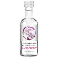 White Claw Spirits Vodka, Flavored, Triple Wave Filtered, Black Cherry, 50 Millilitre