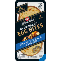 Hormel Black Label Eggs, Sausage & 3 Cheeses Oven-Baked Egg Bites, 4.2 Ounce