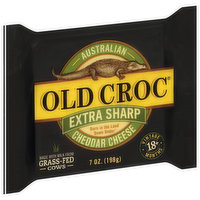 Old Croc Cheddar Cheese, Australian, Extra Sharp, 7 Ounce