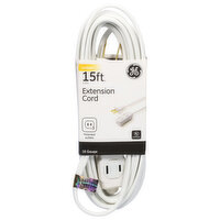 GE Extension Cord, Indoor, 16 Gauge, 15 ft, 1 Each