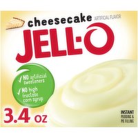 Jell-O Cheesecake Instant Pudding & Pie Filling Mix, 3.4 Ounce