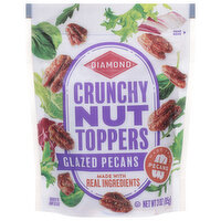 Diamond of California Nut Toppers, Glazed Pecans, Crunchy, 3 Ounce