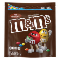 M&M's Chocolate Candies, Milk Chocolate, Party Size, 38 Ounce