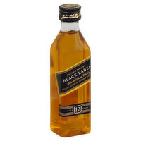 Johnnie Walker Black Label Whisky, Blended Scotch, 50 Millilitre