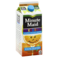 Minute Maid Orange Juice, Pulp Free, Kids+, 59 Ounce