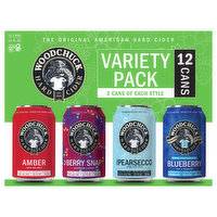 Woodchuck Hard Cider, Variety Pack, 12 Each