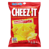 Cheez-It Baked Snack Crackers, Cheddar Jack, 3 Ounce