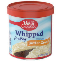 Betty Crocker Frosting, Butter Cream, Whipped, 12 Ounce