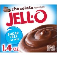 Jell-O Chocolate Sugar Free & Fat Free Instant Pudding & Pie Filling Mix, 1.4 Ounce