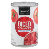 Essential Everyday Tomatoes, No Salt Added, Diced, 14.5 Ounce