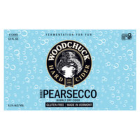 Woodchuck Hard Cider, Bubbly Pearsecco,, 6 Each