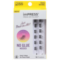 imPress Clusters, Press-On Falsies, Classy Natural, 12 Each