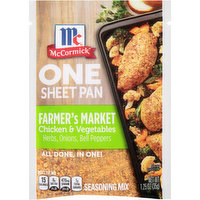 McCormick One Sheet Pan Farmer's Market Chicken & Vegetables One Sheet Pan Seasoning Mix, 1.25 Ounce