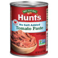 Hunt's Tomato Paste No Salt Added, 6 Ounce