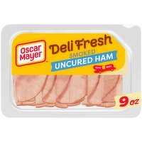 Oscar Mayer Smoked Uncured Ham Sliced Lunch Meat, 9 Ounce