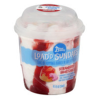 Blue Bunny Load'd Sundaes, Strawberry Shortcake, 8.5 Fluid ounce