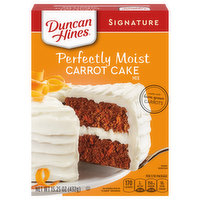 Duncan Hines Signature Cake Mix, Carrot, Perfectly Moist, 15.25 Ounce