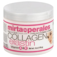 Mirta de Perales Face and Neck Cream, with Collagen Elastin, 4 Ounce