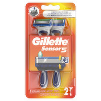 Gillette Sensor5 Men's Disposable Razors, 2 Ct, 2 Each