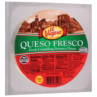 El Viajero Farmers Cheese, Queso Fresco, 16 Ounce