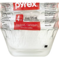 Pyrex Prep Bowls, 6 Ounce, 4 Each