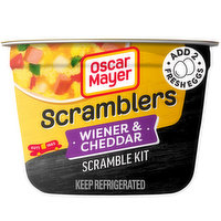 Oscar Mayer Scramblers - Wiener & Cheddar, 3 Ounce