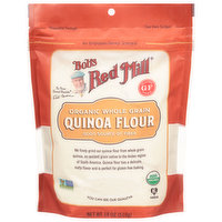 Bob's Red Mill Quinoa Flour, Organic, Whole Grain, 18 Ounce