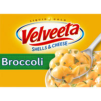 Velveeta Shells & Cheese Macaroni and Cheese with Broccoli Florets Meal, 9.4 Ounce