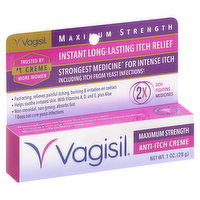 Vagisil Anti-Itch Creme, Maximum Strength, 1 Ounce