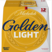Michelob Golden Light 12 Pack Bottles, 12 Ounce
