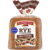 Pepperidge Farm® Jewish Rye & Pumpernickel Deli Rye & Pump Swirl Bread, 16 Ounce