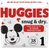 Huggies Snug & Dry Diapers, Disney Baby, 1 (8-14 lb), 38 Each
