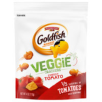 Goldfish Veggie Crackers, Cheesy Tomato, 4 Ounce