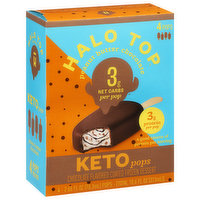Halo Top Keto Pops, Peanut Butter Chocolate, 4 Each